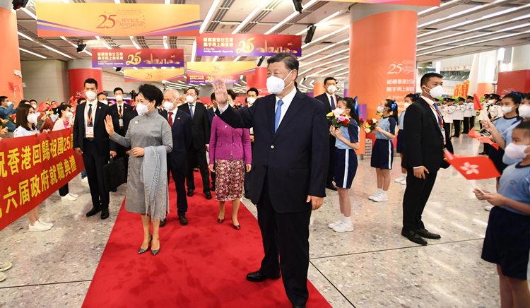  習(xí)近平：我一直掛念著香港 香港歷經(jīng)風(fēng)雨後浴火重生 證一國兩制有強(qiáng)大生命力 