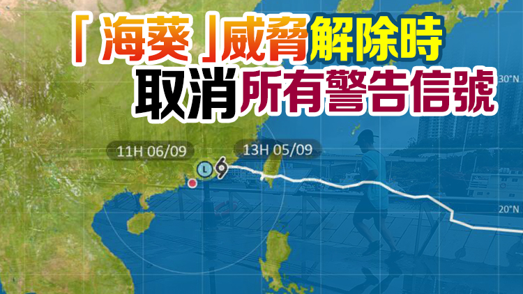 天文臺：一號戒備信號仍會維持一段時間