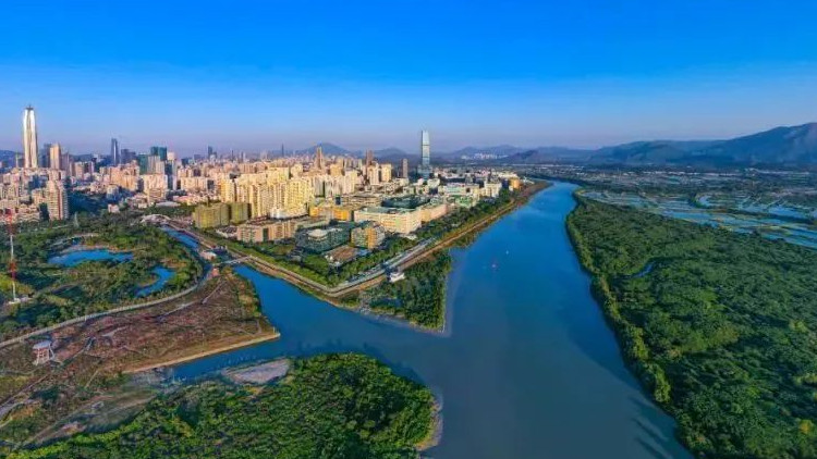 河套標(biāo)識形象「亮起來」！合作區(qū)深圳園區(qū)有了「新名片」