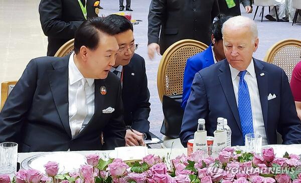 韓國(guó)總統(tǒng)室：尹錫悅拜登一日三碰面