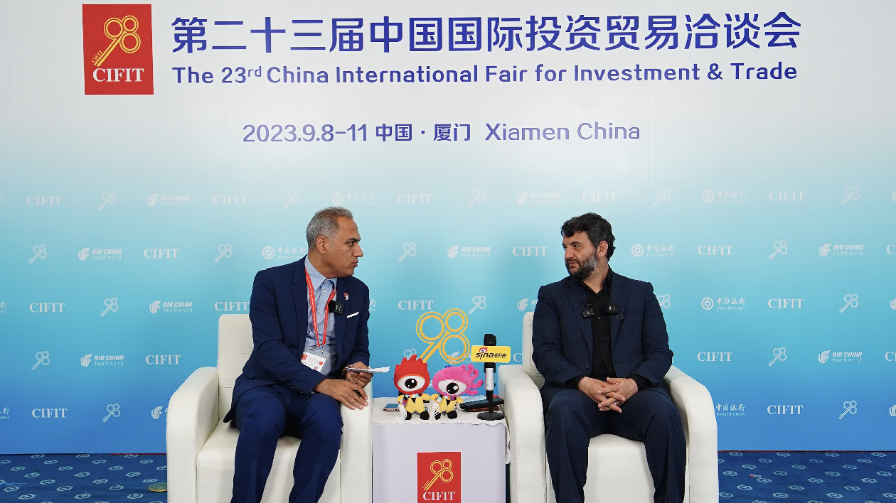 訪伊朗總統(tǒng)顧問兼伊朗自貿(mào)區(qū)及經(jīng)濟特區(qū)秘書長Hojjatollah Abdolmaleki