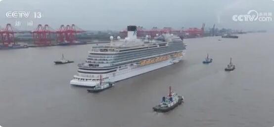 首艘中國國產(chǎn)郵輪第二次試航完成