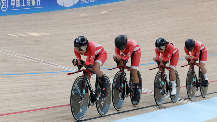 港隊(duì)亞運(yùn)直擊 | 香港單車隊(duì)奪場地單車女子團(tuán)體追逐賽銅牌