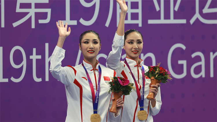 深圳花游姐妹花亞運奪金！王芊懿：「希望與姐姐一同征戰(zhàn)巴黎」