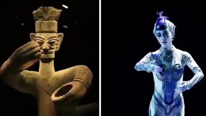姿勢(shì)神同步！《深A(yù)I你》與三星堆竟有「千年奇緣」