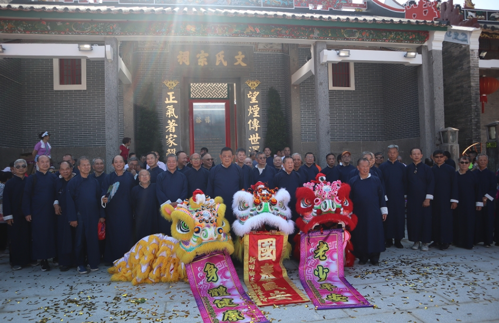 新田文氏宗祠重修 光彩再現(xiàn)