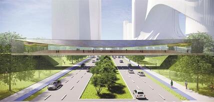 深圳灣超級(jí)總部基地空中漫行系統(tǒng)方案出爐 42座空中連廊串起「超級(jí)空中街區(qū)」