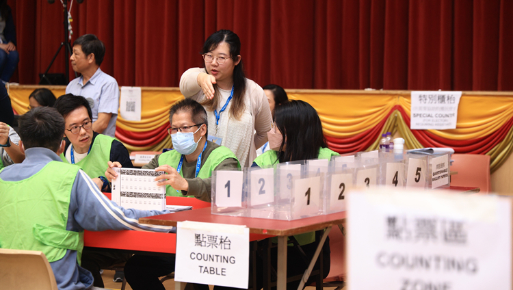 2023年區(qū)議會一般選舉地區(qū)委員會界別當(dāng)選議員得票情況