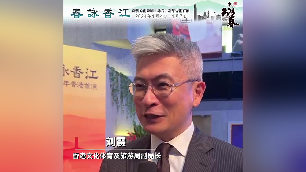 有片｜劉震：《詠春》用新穎的方式將中華武術(shù)呈現(xiàn)給觀眾