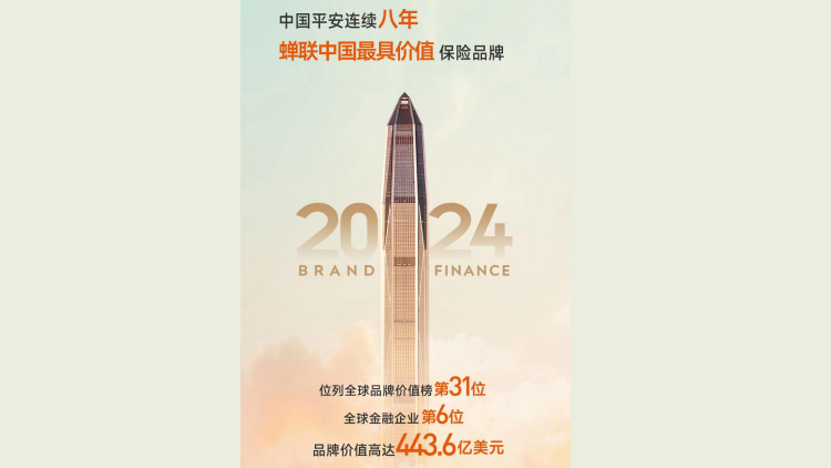 Brand Finance發(fā)布榜單：中國(guó)平安獲全球金融企業(yè)第六位