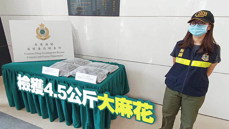 海關(guān)破佐敦毒品儲存?zhèn)} 拘一男子檢120萬元大麻花