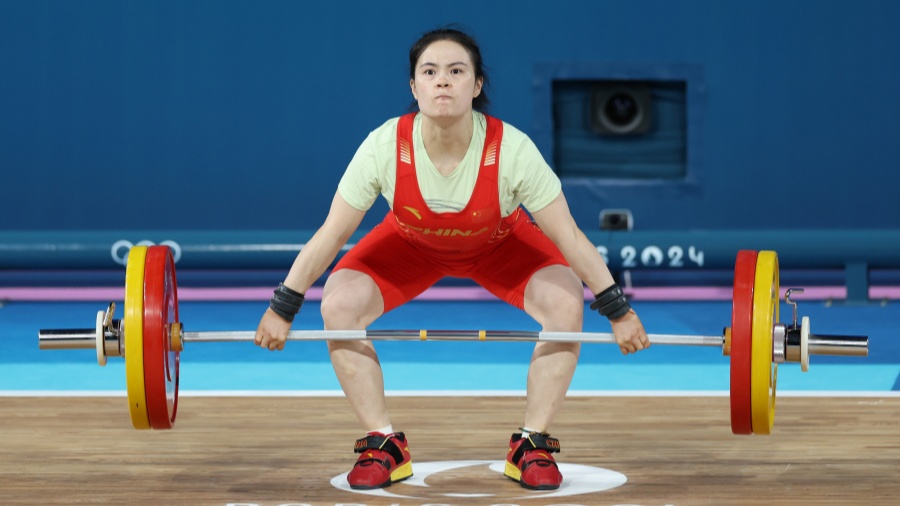 巴黎奧運 | 中國舉重隊第3金！羅詩芳59公斤級舉重金牌