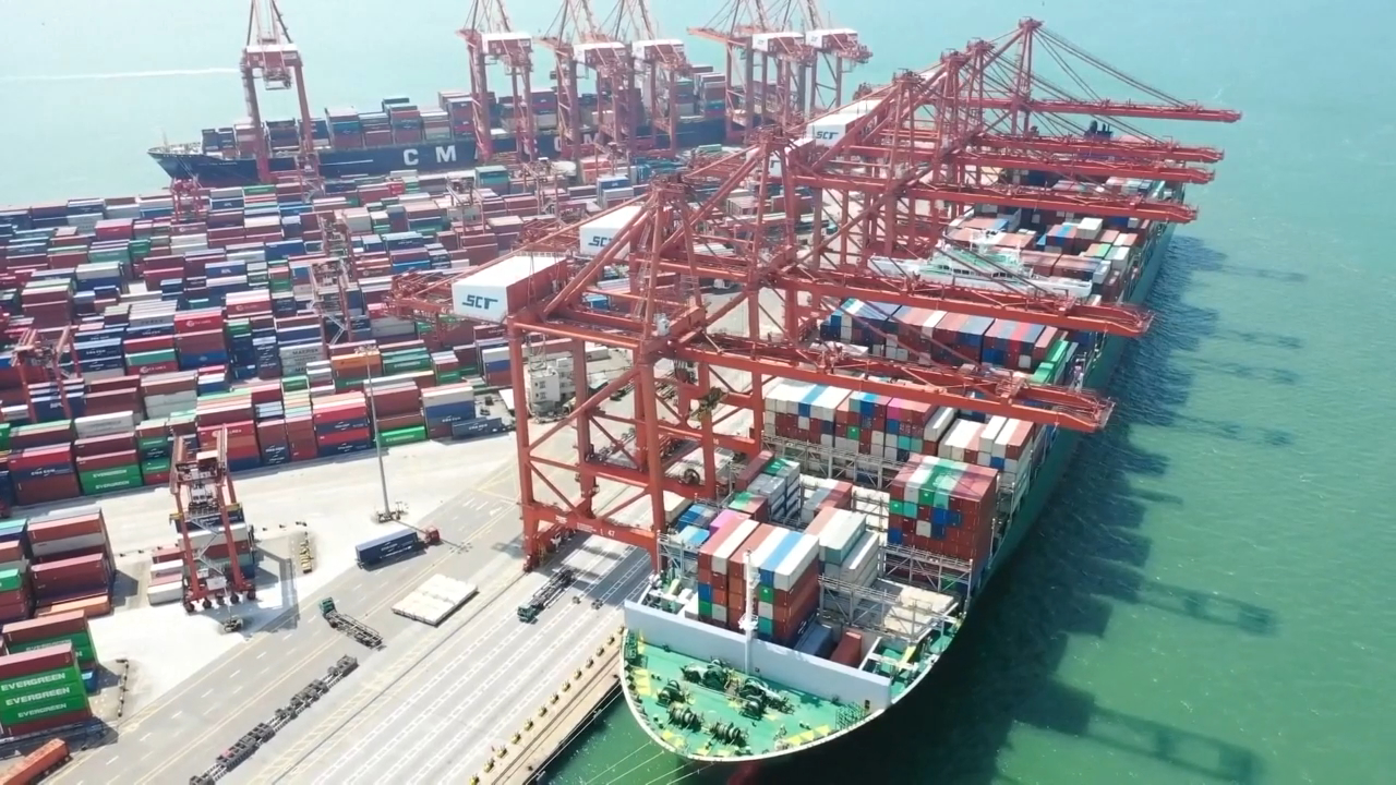 有片丨創(chuàng)歷史同期新高！粵港澳大灣區(qū)內(nèi)地九市前7個(gè)月外貿(mào)總值達(dá)4.96萬億元