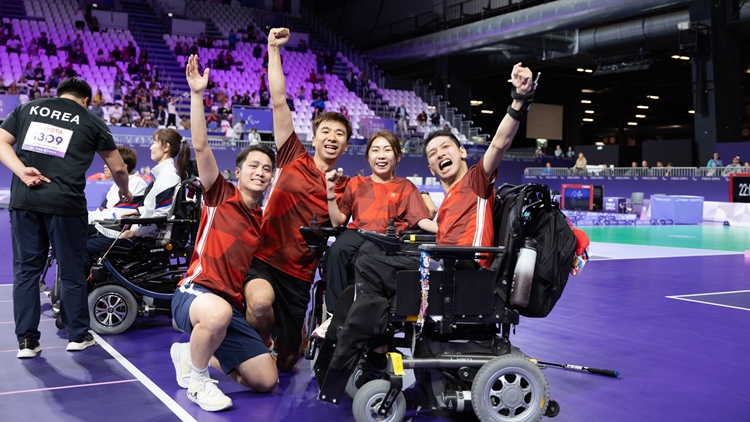 巴黎殘奧丨何宛淇謝德樺5:3力克韓國組合奪冠 硬地滾球隊(duì)3金2銀大豐收