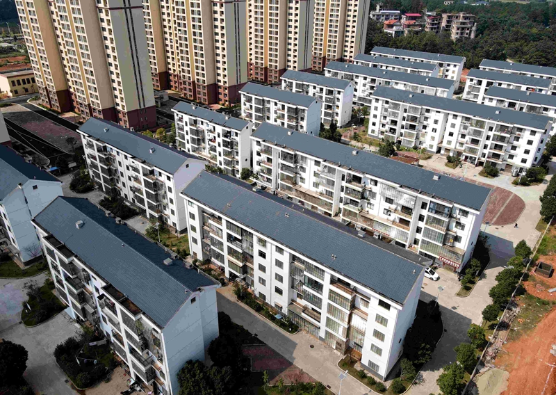 湖南藍(lán)山：易地搬遷讓群眾樂享幸福生活