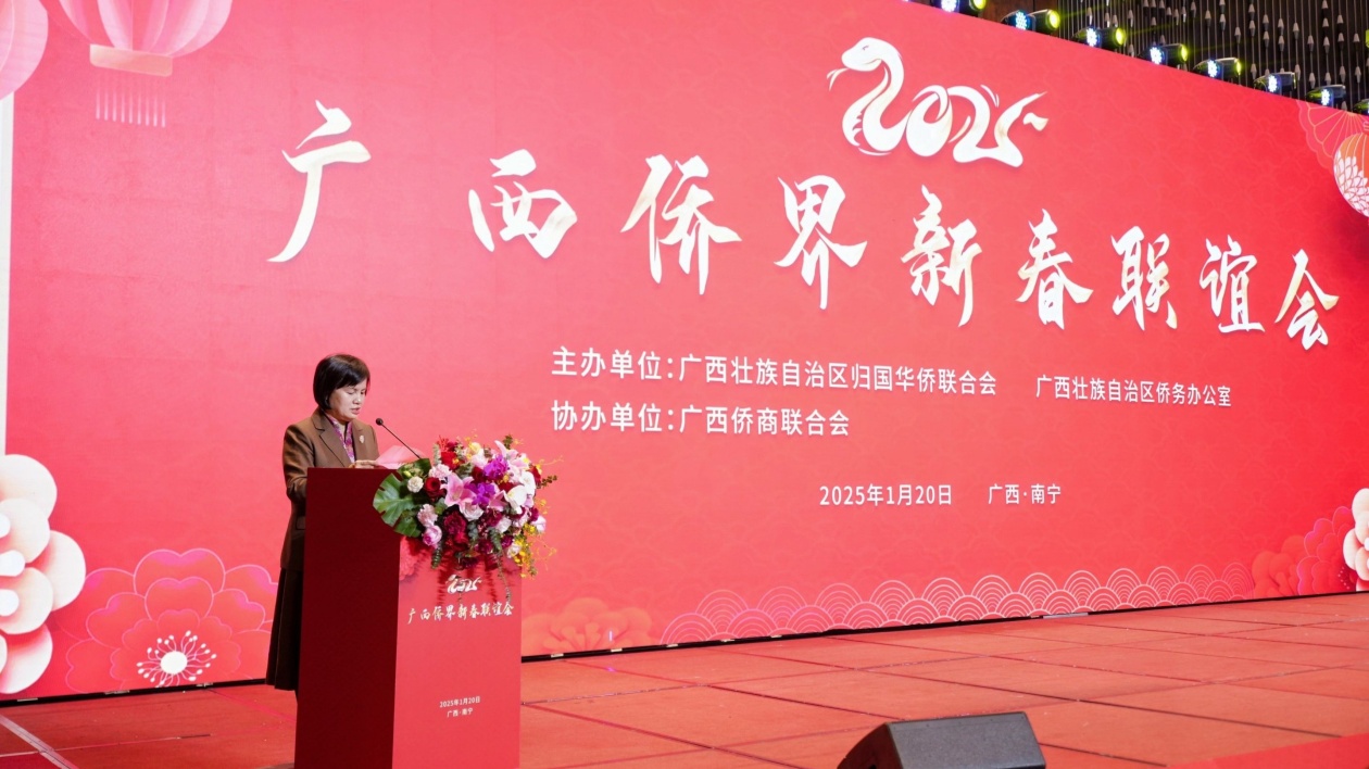 廣西舉辦新春聯(lián)誼會引導僑界同圓共享中國夢