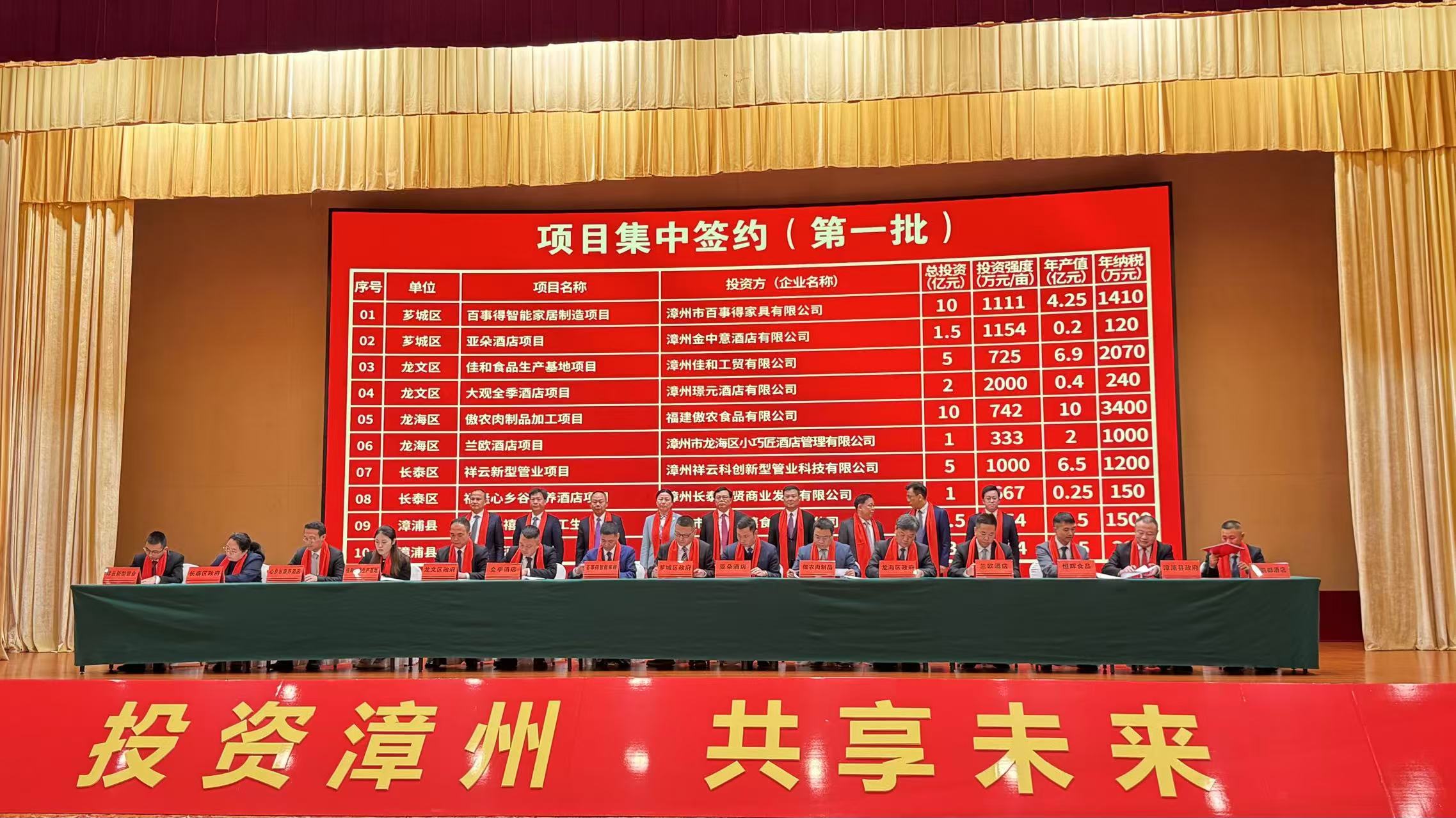 「投資漳州·共享未來」——福建漳州舉辦招商大會(huì) 簽約逾160億元