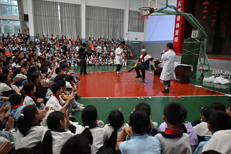 皖祁門縣：科普進(jìn)校園   點燃科學(xué)夢