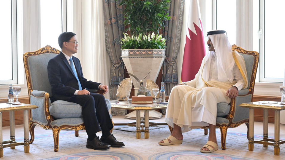 李家超晤卡塔爾領(lǐng)導(dǎo)人 兩地大致完成促進(jìn)和保護(hù)投資協(xié)定談判