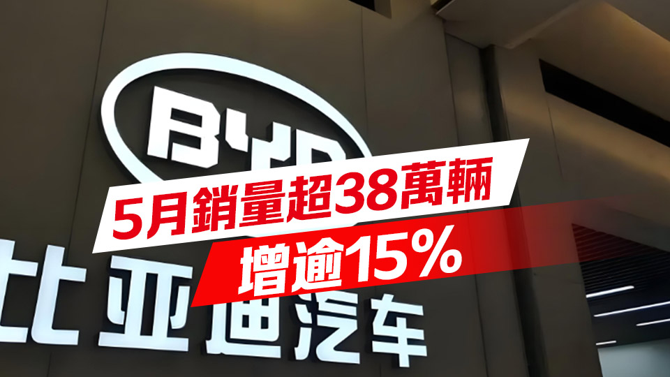 比亞迪公布5月銷量 花旗料減價(jià)令客流量增超三成