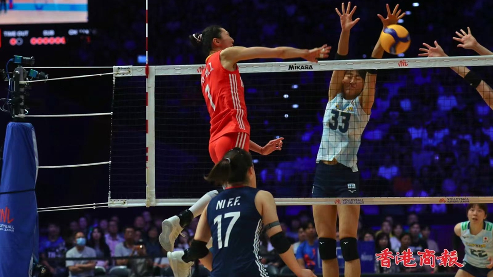 世界女排聯(lián)賽香港站｜3:1擊敗日本 中國女排連贏3場(chǎng)