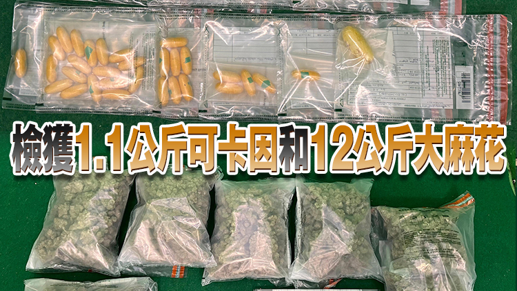 海關(guān)機(jī)場偵破2宗旅客販毒案 拘捕3名女子 檢值350萬元毒品