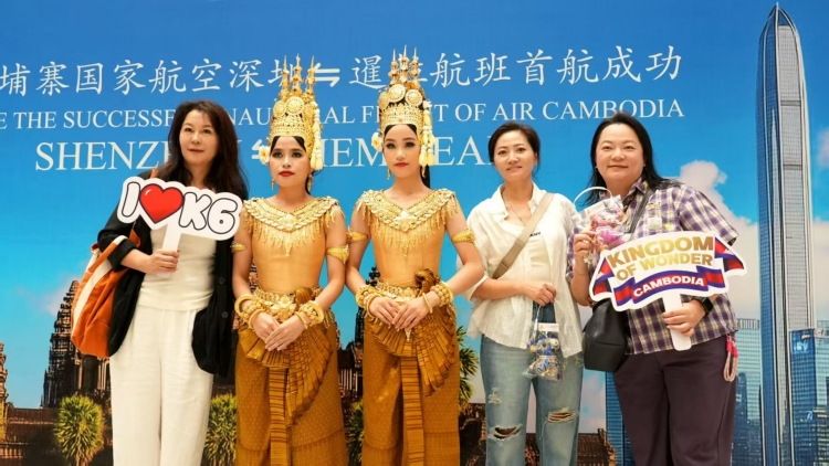 深圳機場直飛柬埔寨暹粒客運航線開通 東南亞航點數(shù)量增至17個