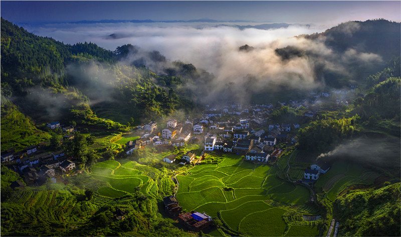 皖休寧縣：和美鄉(xiāng)村入畫來