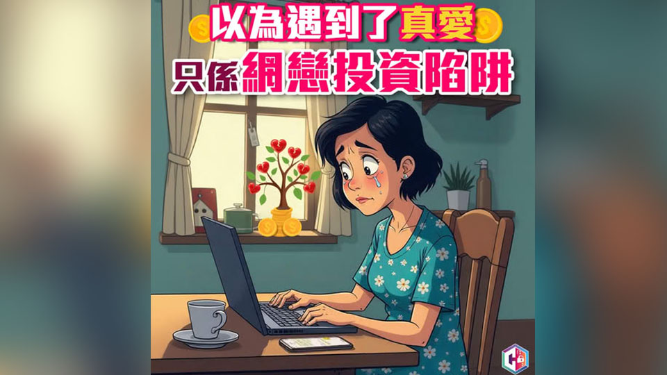 過(guò)去2周警方接逾50宗網(wǎng)上情緣騙案 損失超過(guò)1600萬(wàn)元