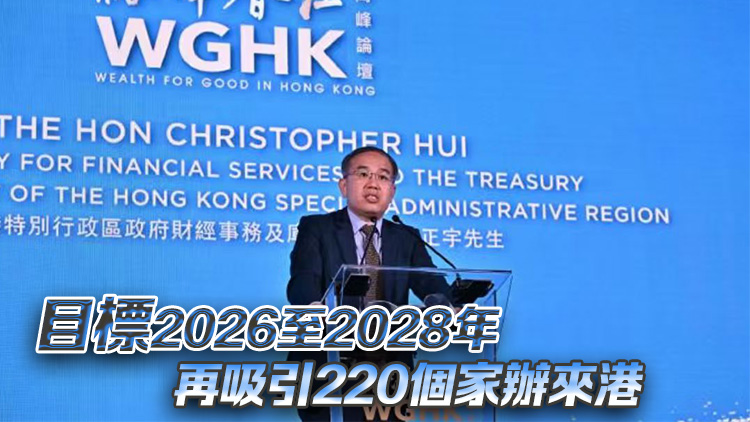 許正宇：明年將再辦「裕澤香江」高峰論壇 鼓勵(lì)更多家辦落戶香港