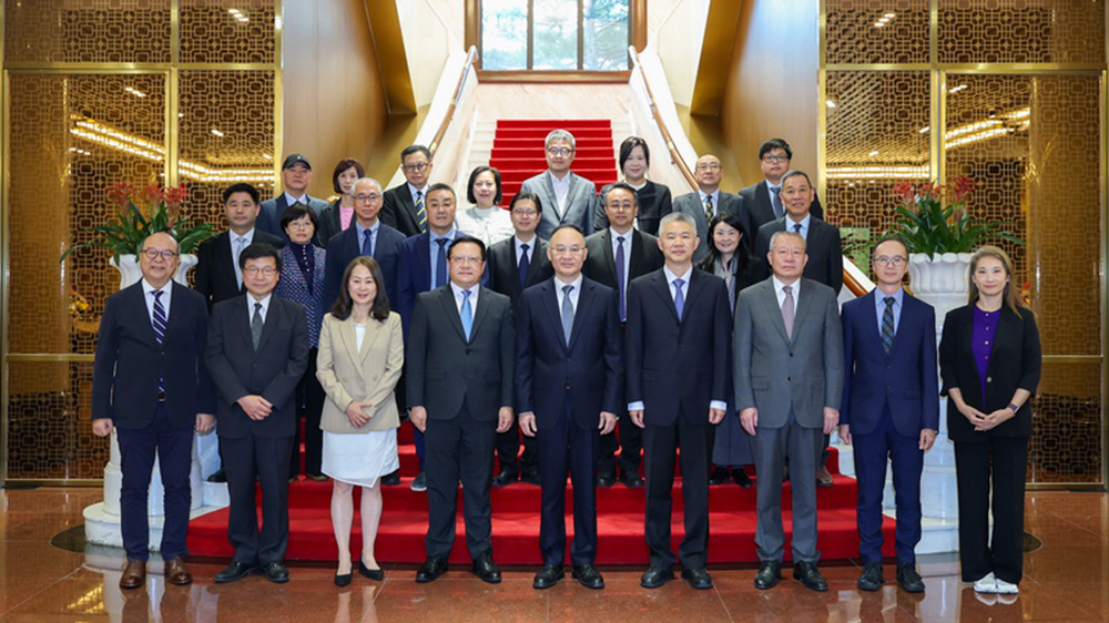 農(nóng)融會(huì)見香港傳媒高層內(nèi)地參訪團(tuán)一行