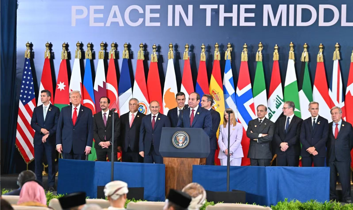 沙姆沙伊赫峰會(huì)舉行 四國(guó)擔(dān)保加沙停火 