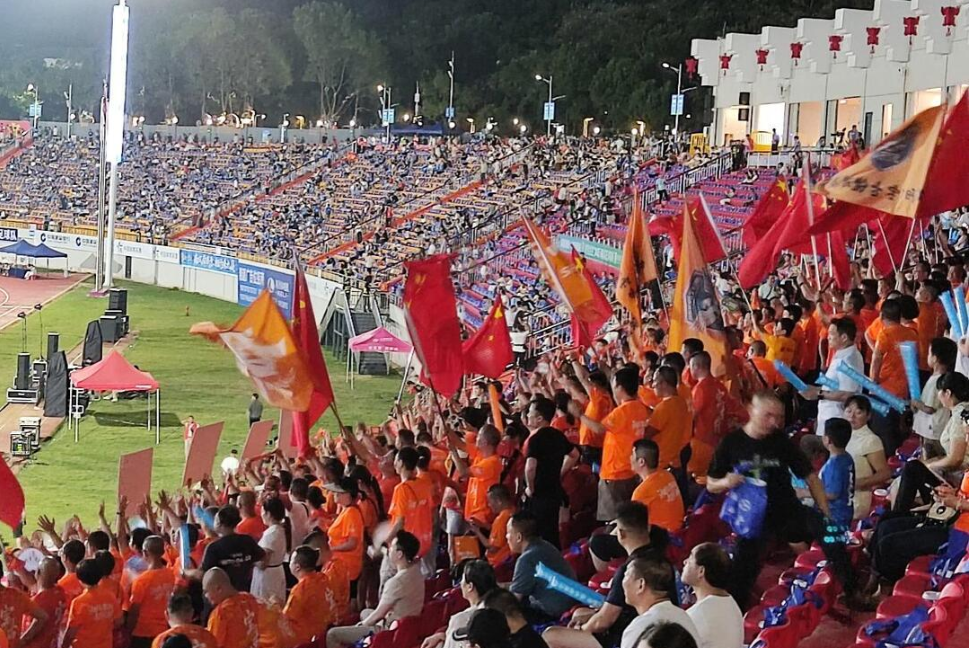 不唯比分看湘超，澎湃的是湘韻 邵陽宣傳「?！埂腹！辜泳? title=