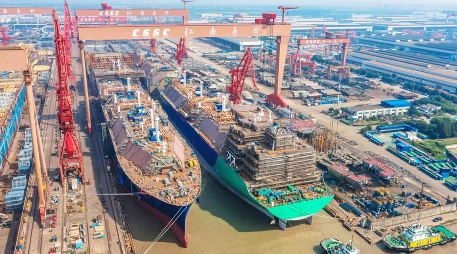 前三季中國造船業(yè)三大指標市場份額保持全球領先