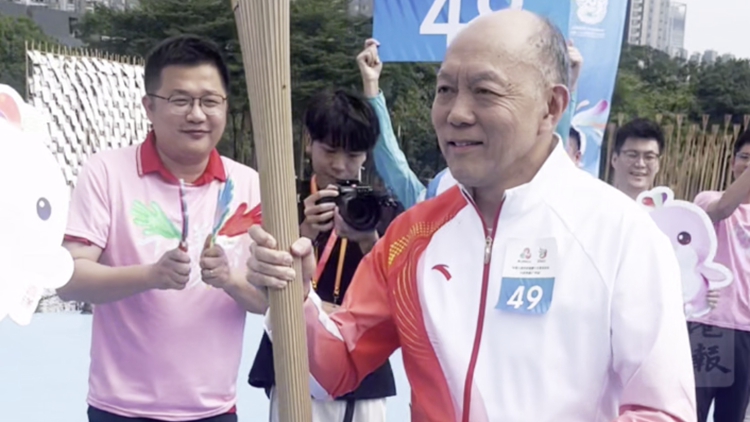有片｜霍震寰：很榮幸當(dāng)火炬手 全運(yùn)會(huì)打好基礎(chǔ) 未來(lái)三地有更多合作