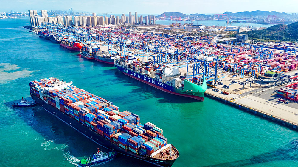 內(nèi)地前10個(gè)月貨物貿(mào)易進(jìn)出口總值同比增長3.6%