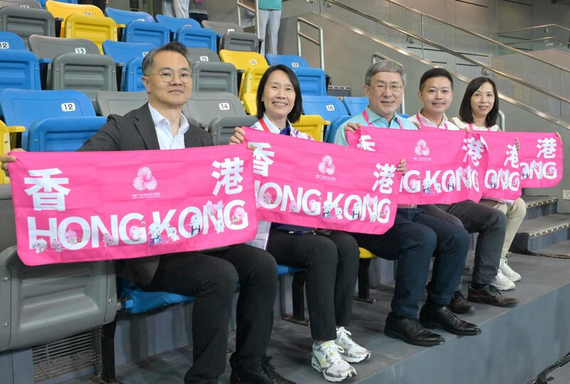 卓永興為李思穎打氣：港隊在賽場展示高度拼勁 值得支持和讚賞