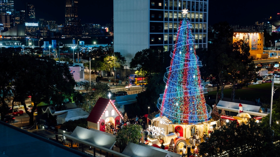  旅發(fā)局：「冬日小鎮(zhèn)．中環(huán)」今日起重開 希望送上平安祝福