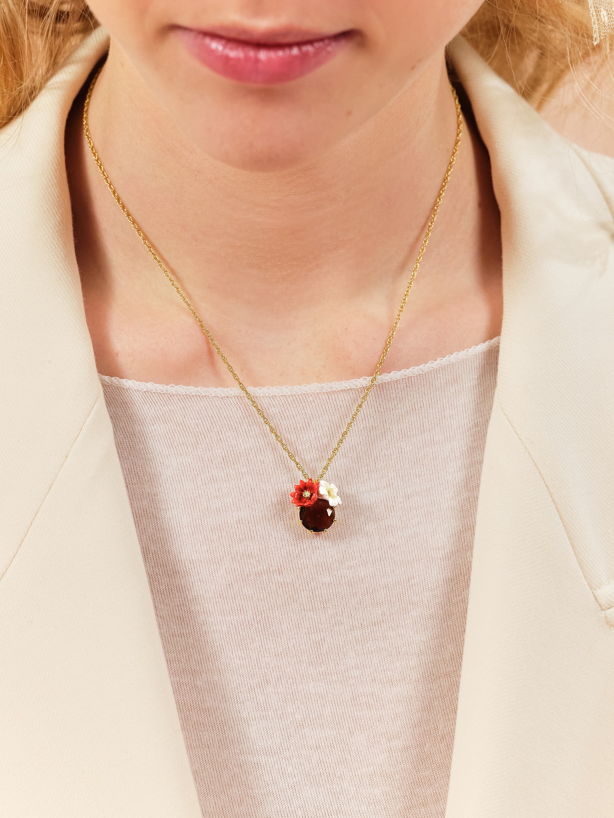 TWO FLOWERS AND FACETED GLASS PENDANT NECKLACE_4_$1220.jpg